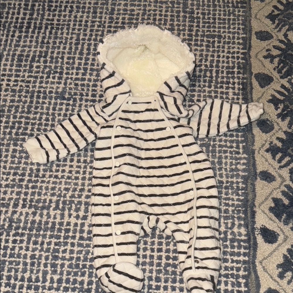 Cozy Nordstrom brand Striped Kids One Piece